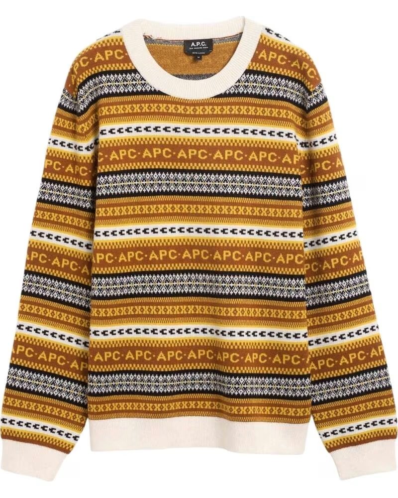 A.P.C. APC PULLOVER WVBDS-H23372-CAA IN BRAUN