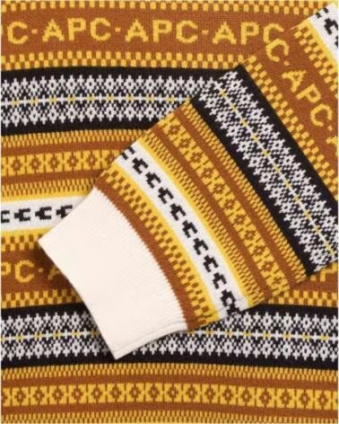 A.P.C. APC PULLOVER WVBDS-H23372-CAA IN BRAUN