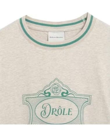 DRLE DE MONSIEUR CAMISETA DRÔLE DE TS234-CO165-GY CON DISEÑO GRÁFICO