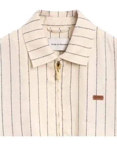DRLE DE MONSIEUR DRÔLE DE JT228-LI006-EC HEMD GESTREIFT BEIGE