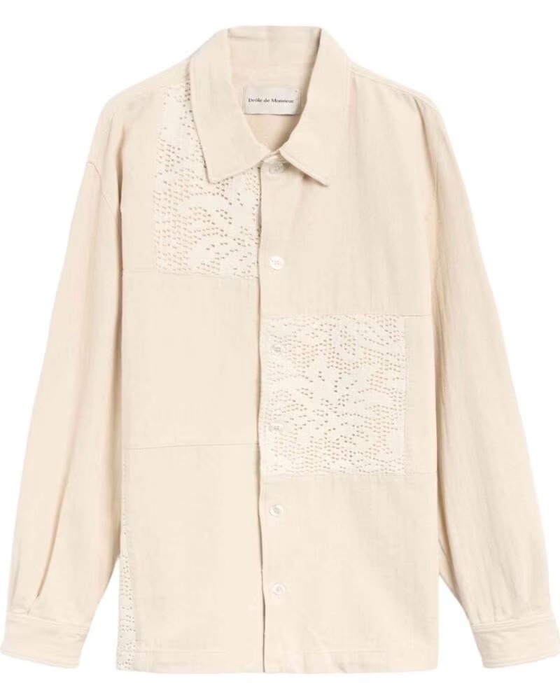 DRLE DE MONSIEUR DRÔLE DE SHIRT JT185-CO110-EC BEIGE UNISEX