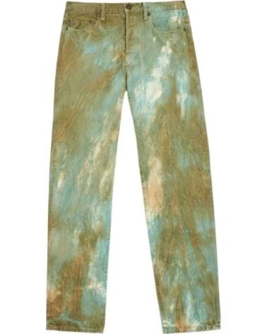 JOHN ELLIOTT PANTALON LARGO JEG337E78662L EN VERDE PARA MUJER