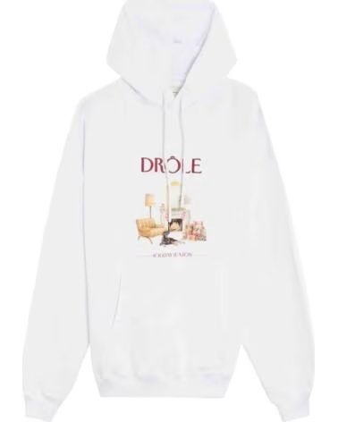 DRLE DE MONSIEUR DRÔLE DE HO122-CO001-WT HOLIDAY SEASON KAPUZENPULLOVER