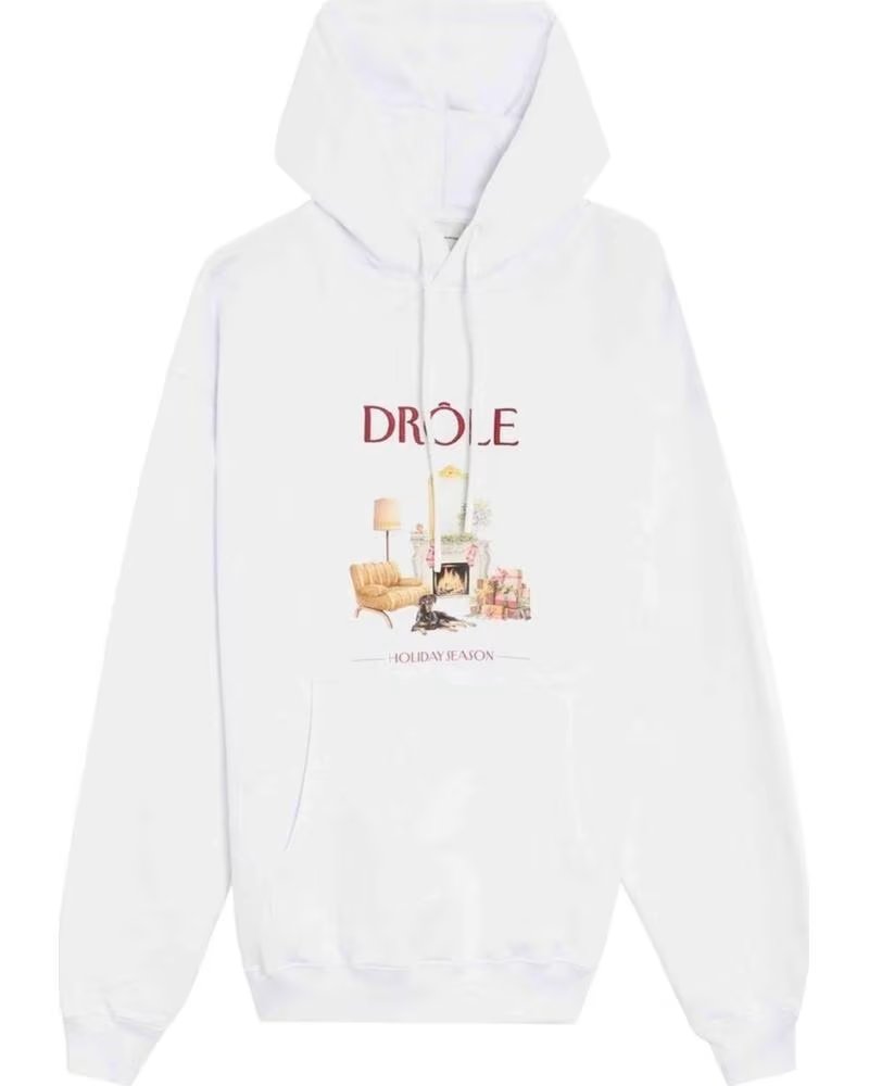 DRLE DE MONSIEUR DRÔLE DE HO122-CO001-WT HOLIDAY SEASON KAPUZENPULLOVER