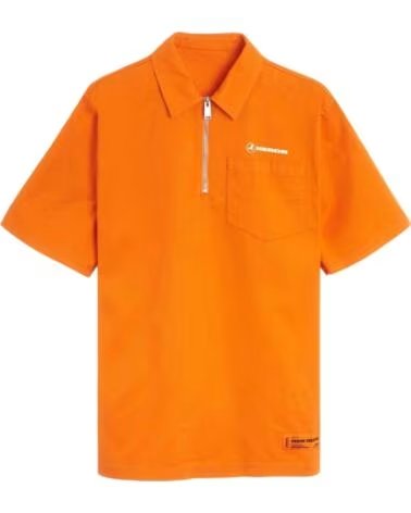 HERON PRESTON HALF ZIP POLOSHIRT KURZARM