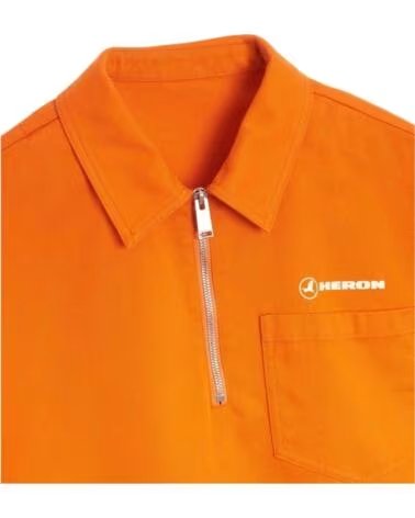 HERON PRESTON HALF ZIP POLOSHIRT KURZARM