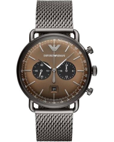 EMPORIO ARMANI RELOJ AR11141 CRONÓGRAFO GRIS