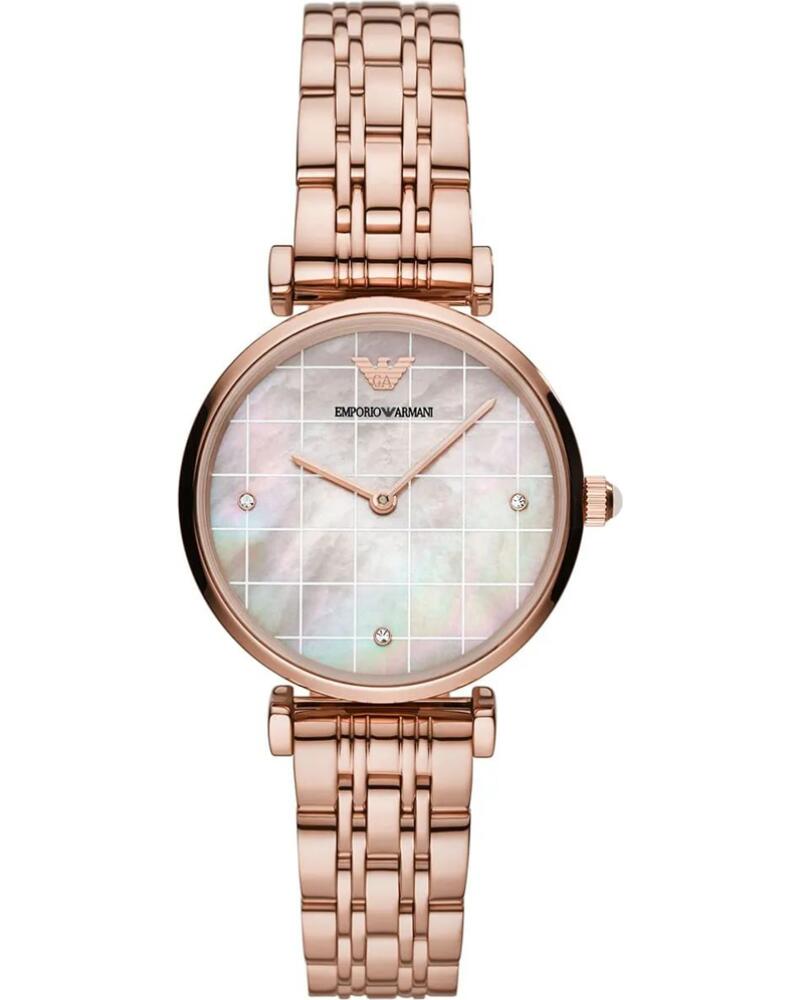 EMPORIO ARMANI RELOJ AR11385 ANALÓGICO CON ESFERA DE NÁCAR ROSA