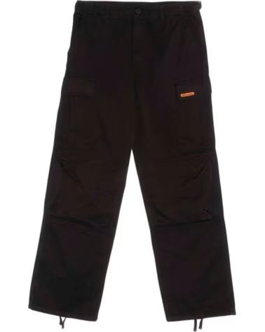 HERON PRESTON PANTALON CARGO VINTAGE WASH NOIR