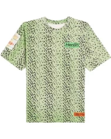 HERON PRESTON CAMISETA HMAA026F21JER0035555 ESTAMPADO PUNTOS VERDE