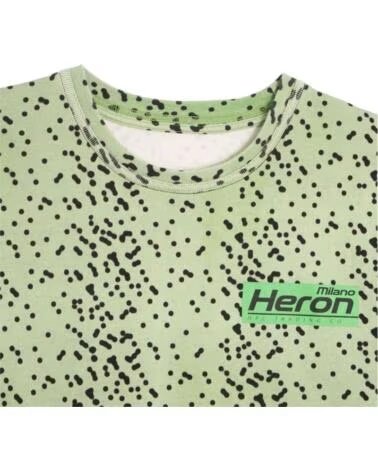 HERON PRESTON CAMISETA HMAA026F21JER0035555 ESTAMPADO PUNTOS VERDE