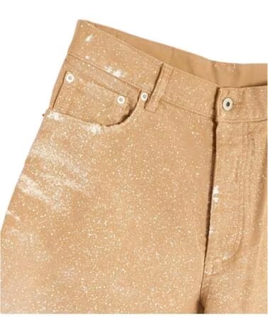 HERON PRESTON PANTALÓN CORTO HMCB014S23FAB0016400 BEIGE