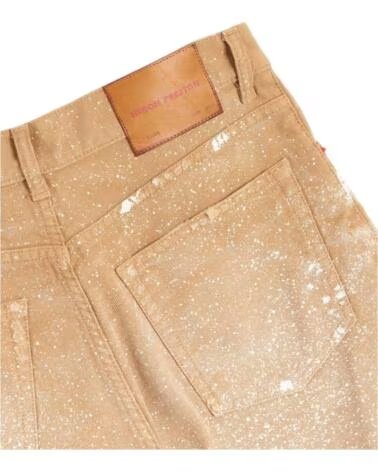 HERON PRESTON PANTALÓN CORTO HMCB014S23FAB0016400 BEIGE