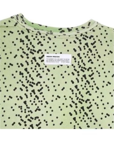 HERON PRESTON CAMISETA HMAA026F21JER0035555 ESTAMPADO PUNTOS VERDE
