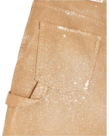 HERON PRESTON PANTALÓN CORTO HMCB014S23FAB0016400 BEIGE