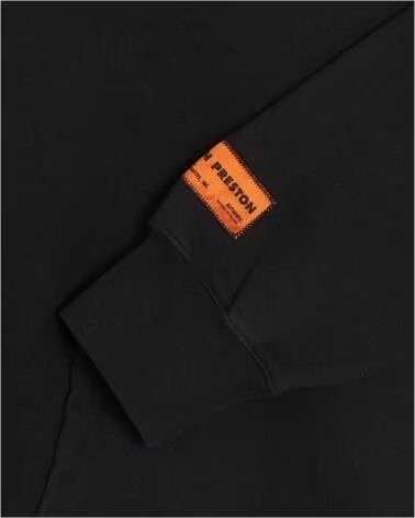 HERON PRESTON FELPA CON CAPPUCCIO GRAPHIC PRINT LOGO HMBB024F22JER0011019