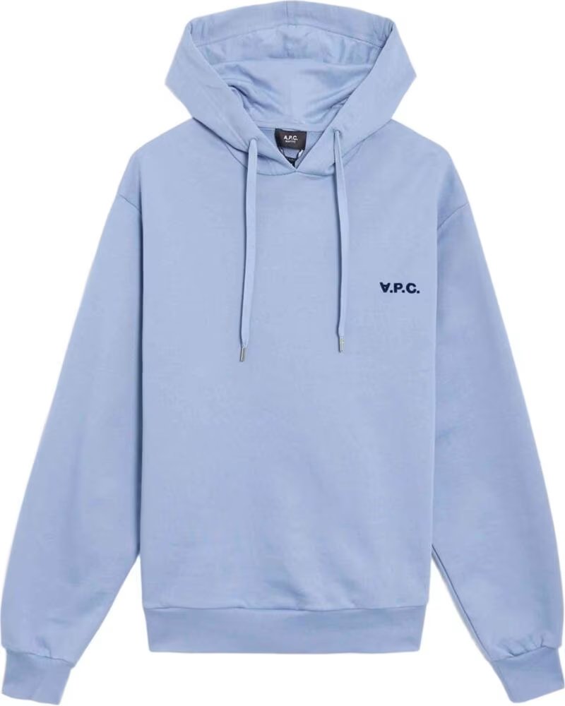 A.P.C. SWEATSHIRT COM CAPUZ APC COHGO-H27917-ILJ AZUL PARA HOMEM
