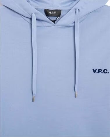 A.P.C. SWEATSHIRT COM CAPUZ APC COHGO-H27917-ILJ AZUL PARA HOMEM