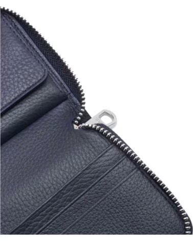 A.P.C. PORTAFOGLIO APC PXCBC-H63671-IAK IN PELLE BLU