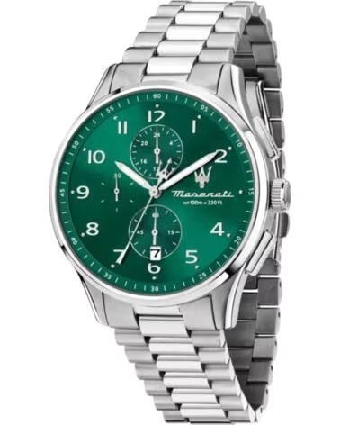 RELOJ MASERATI R8873624006 ACERO INOXIDABLE Y ESFERA VERDE GRIS