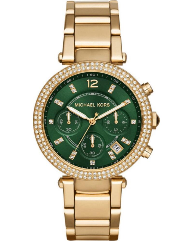 MICHAEL KORS RELOJ MK6263 CON ESFERA VERDE Y CRISTALES DORADO