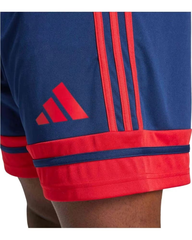 ADIDAS PANTALONCINI SPORTIVI SQUADRA 25 BLU E ROSSI TENABL-TEPORE