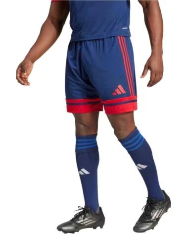 ADIDAS PANTALONCINI SPORTIVI SQUADRA 25 BLU E ROSSI TENABL-TEPORE