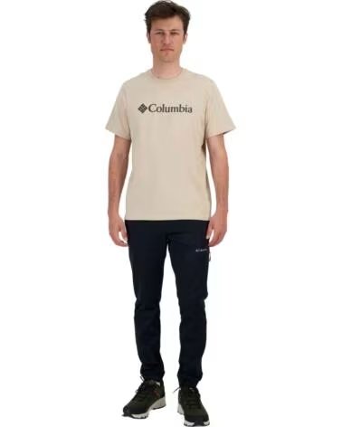 COLUMBIA MAGLIETTA CSC BASIC LOGO TEE BEIGE UOMO