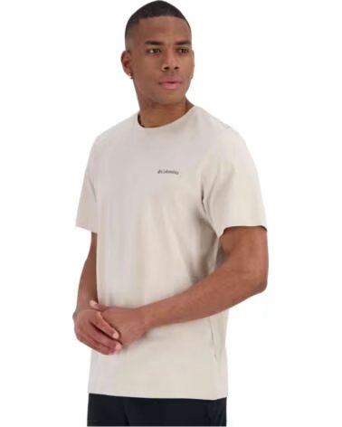 COLUMBIA CSC OUTDOOR T-SHIRT KURZARM BEIGE ROSACEO