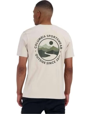 COLUMBIA CSC OUTDOOR T-SHIRT KURZARM BEIGE ROSACEO