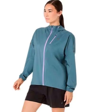 ASICS CHAQUETA CORTAVIENTOS RUNNING MUJER 2012D202-021 IRONCLAD