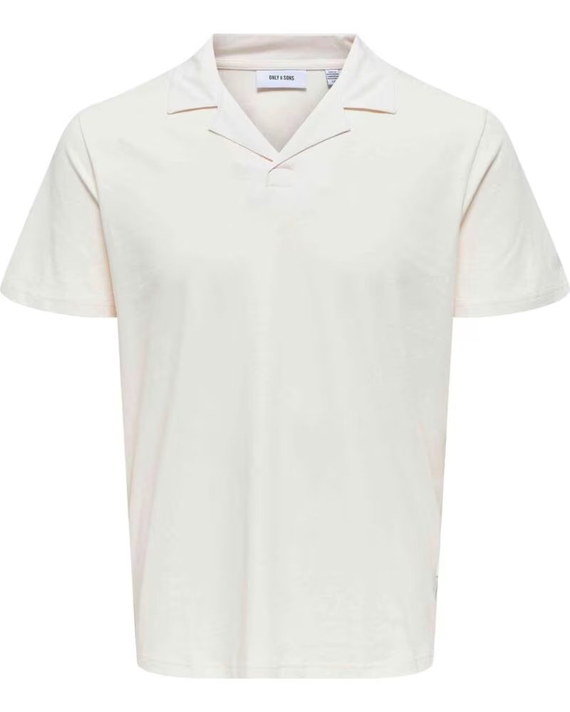 ONLY SONS POLO DE MANGA CORTA 512403200001 EN BLANCO PARA HOMBRE EGRET