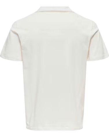 ONLY SONS POLO DE MANGA CORTA 512403200001 EN BLANCO PARA HOMBRE EGRET