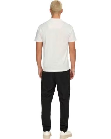 ONLY SONS POLO DE MANGA CORTA 512403200001 EN BLANCO PARA HOMBRE EGRET