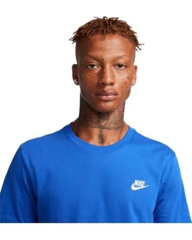 NIKE CAMISETA SPORTSWEAR AR4997-480 MANGA CORTA AZUL