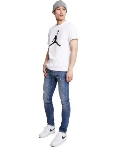 NIKE JORDAN JUMPMAN CJ0921-100 T-SHIRT WEISS MULTICOLOR