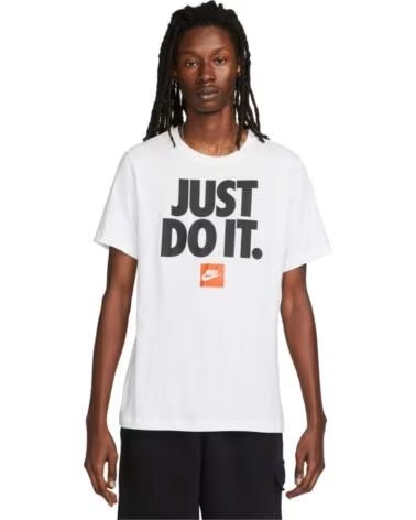 NIKE T-SHIRT DZ2989-100 JUST DO IT BLANCO
