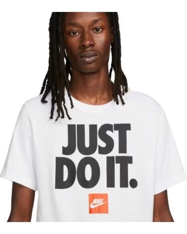NIKE T-SHIRT DZ2989-100 JUST DO IT BLANCO