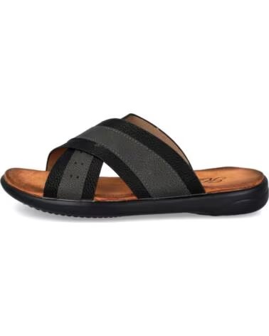 BUBBLE BOBBLE Sandalias 10070-772708 en negro para hombre NEGRO
