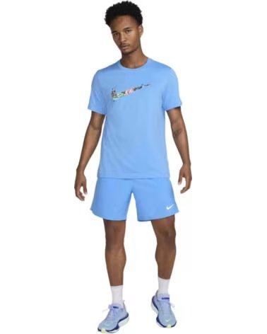 NIKE HJ3658-412 KURZARM-T-SHIRT BLAU FÜR HERREN MULTICOLOR
