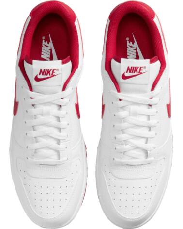NIKE ZAPATILLAS BIG LOW URBANAS BLANCO Y ROJO