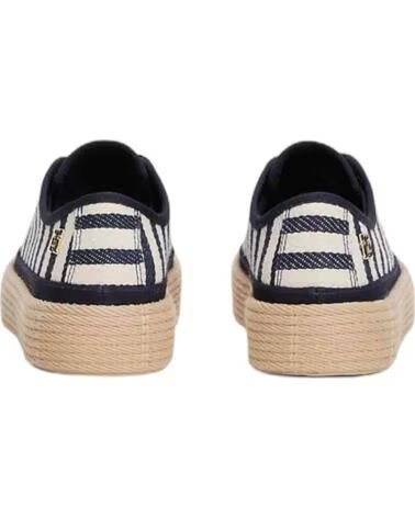 TOMMY HILFIGER FW0FW086460GZ ITACHA STRIPES DAMEN SNEAKER SPACE BLUE