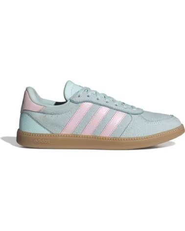 SNEAKERS ADIDAS BREAKNET SLEEK CELESTE E ROSA CON SUOLA CARAMELLO VARIOS COLORES
