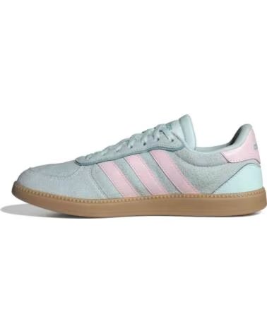 BASKETS ADIDAS BREAKNET SLEEK BLEU CIEL ET ROSE AVEC SEMELLE CARAMEL VARIOS COLORES