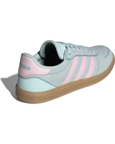 BASKETS ADIDAS BREAKNET SLEEK BLEU CIEL ET ROSE AVEC SEMELLE CARAMEL VARIOS COLORES