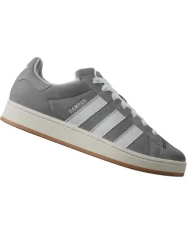 ADIDAS CAMPUS SNEAKER HQ8707 GRAU UNISEX GRETHR-FTWWHT-OWHITE