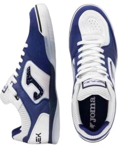ZAPATILLAS DE FÚTBOL SALA JOMA TOP FLEX 2534 BLANCO AZUL