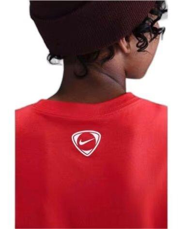 NIKE CAMISETA DE MANGA CORTA II7273-657 EN ROJO PARA NINOS UNISEX RED