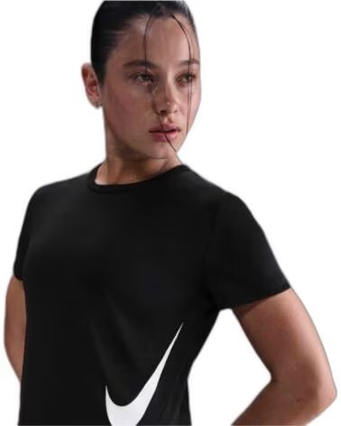 NIKE CAMISETA MANGA CORTA HV2772-010 PARA MUJER BLACK OR GREY