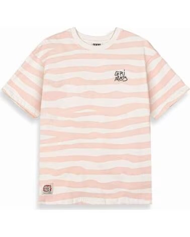 GRIMEY MAGLIETTA TEXTIL A RIGHE ROSA